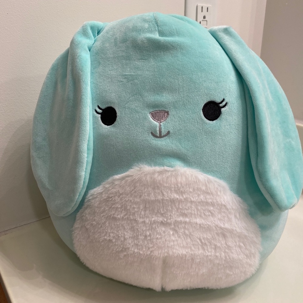 Aqua bunny Squishmallow